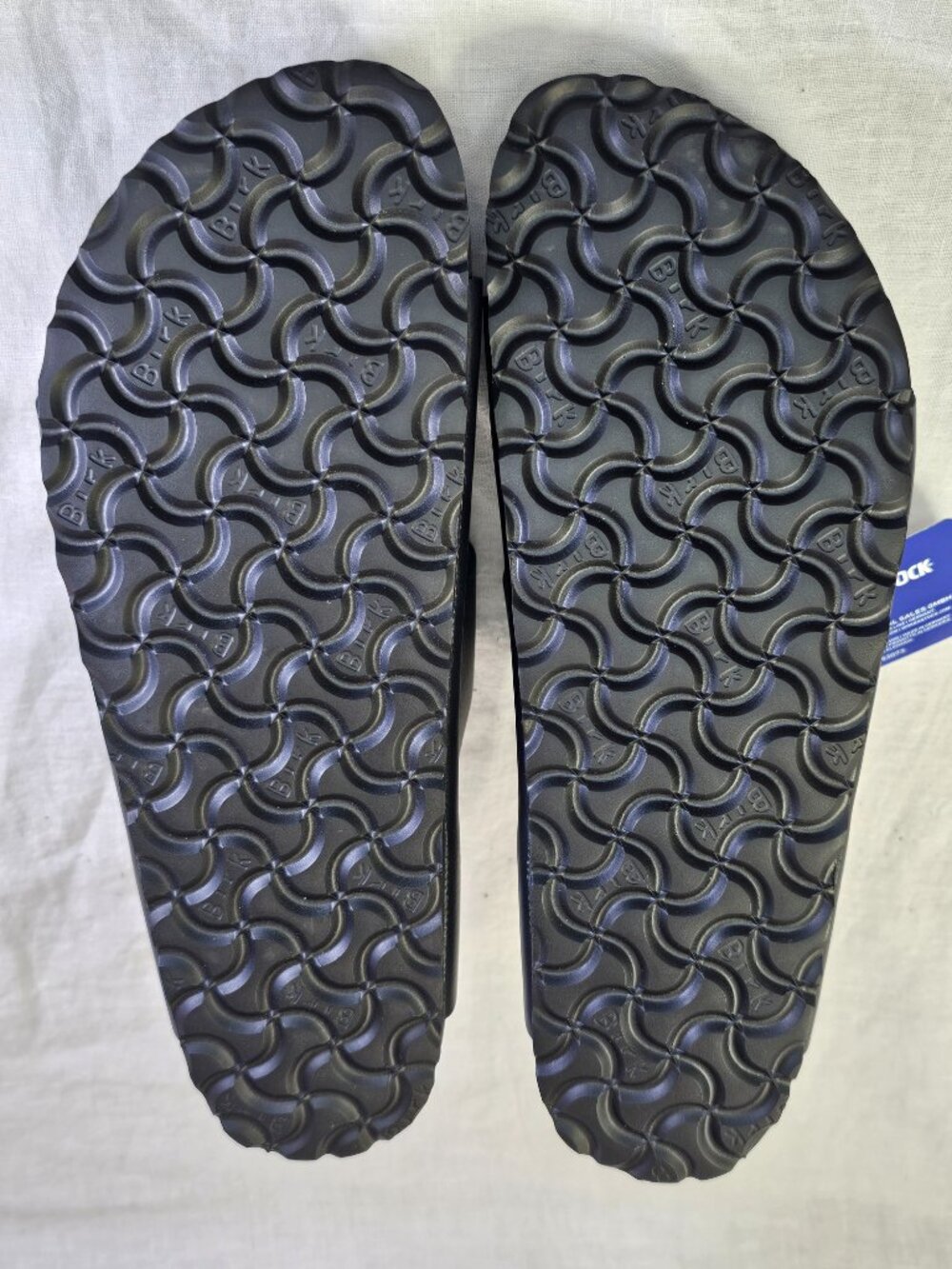 NIB Birkenstock Arizona  Black Sandals EU 41 Narrow Slide Men 8 Women 10 - Picture 5 of 9